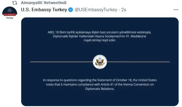 Son dakika: Osman Kavala bildirisine imza atan büyükelçilerden geri adım! Türkiye olumlu karşıladı