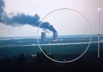 Zaporijya Nükleer Güç Santrali'nde dumanlar yükseldi! Rusya ve Ukrayna birbirini suçladı