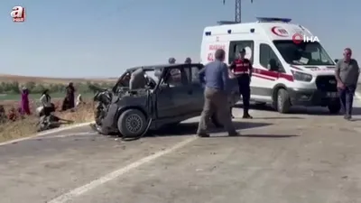 Ankara’da iki araç kafa kafaya çarpıştı