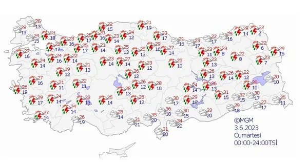 Son dakika | Meteorolojiden çok sayıda il için sağanak yağış uyarısı! İzmir Ankara Eskişehir Konya Antalya... - 5