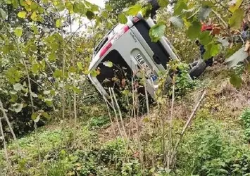 Ordu'da kamyonet devrildi! 1 kişi yaralandı
