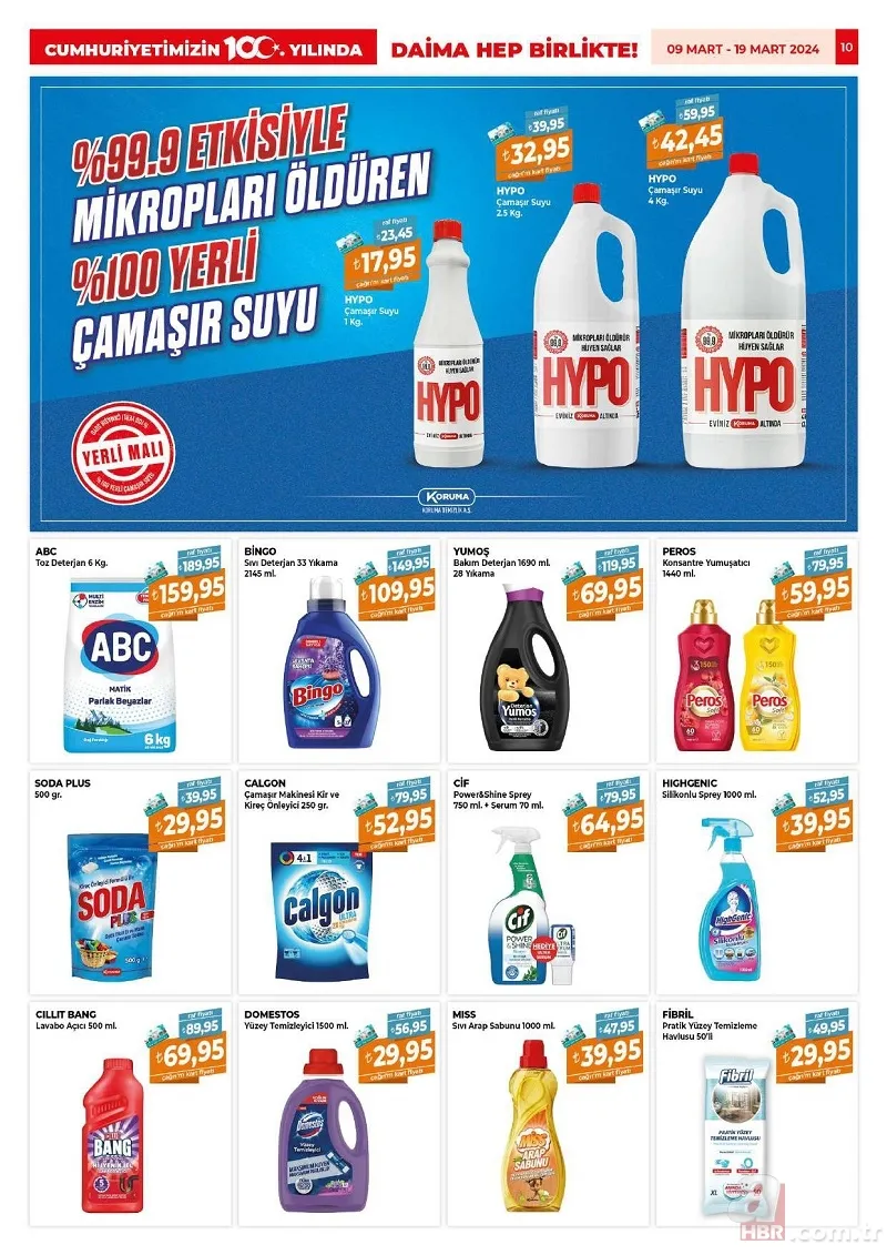 Çağrı Market İndirim Kataloğu Yayınlandı! RENAX bulaşık makinesi tableti 159,95 TL, İçim Kaşar peynir 249,95 TL, Doğuş 3 kilogram toz şekeri 89,75 TL… 11