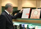 Erdoğan, Cumhurbaşkanlığı Kütüphanesinde incelemede bulundu