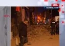 İstanbul’da bina çöktü