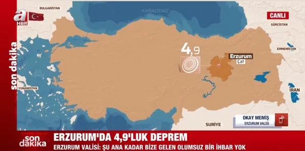Erzurum Çat'ta deprem! AFAD SON DAKİKA açıkladı | Can ve mal kaybı var mı? - 1