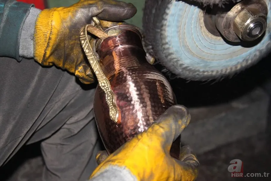 Unutulmaya yüz tutmuş meslek bakırcılık yeniden canlanmaya başladı 7