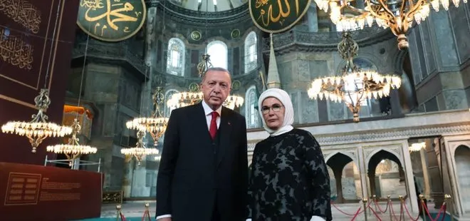 Son dakika: Emine Erdoğan’dan Ayasofya-i Kebir Cami-i Şerifi paylaşımı