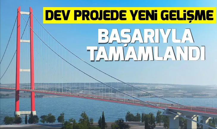 1915 Çanakkale Köprüsü Tam Model Rüzgar Tüneli testi başarıyla tamamlandı