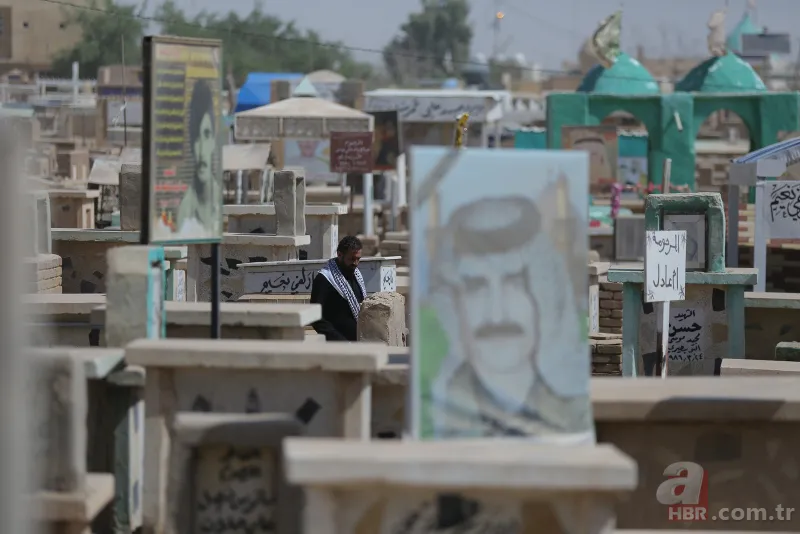 Dünyanın en büyük mezarlığı! Kurban Bayramı'nda böyle görüntülendi 18