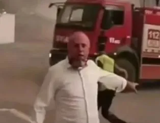 Bilecik’in Osmaneli ilçesinde yangınla mücadele eden söndürme ekipleri, yön değiştiren rüzgar nedeniyle alevlere farklı bir noktadan müdahale etmek için konum değiştirdi. Bölgede bulunan Osmaneli Belediye Başkanı İYİ Partili Bekir Torun ise, akıllara durgunluk veren bir provokasyona imza atarak, söndürme ekiplerinin yangından korkup, ağlayarak kaçtığını söyledi.