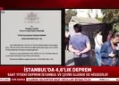 İstanbul Valiliğinden deprem açıklaması