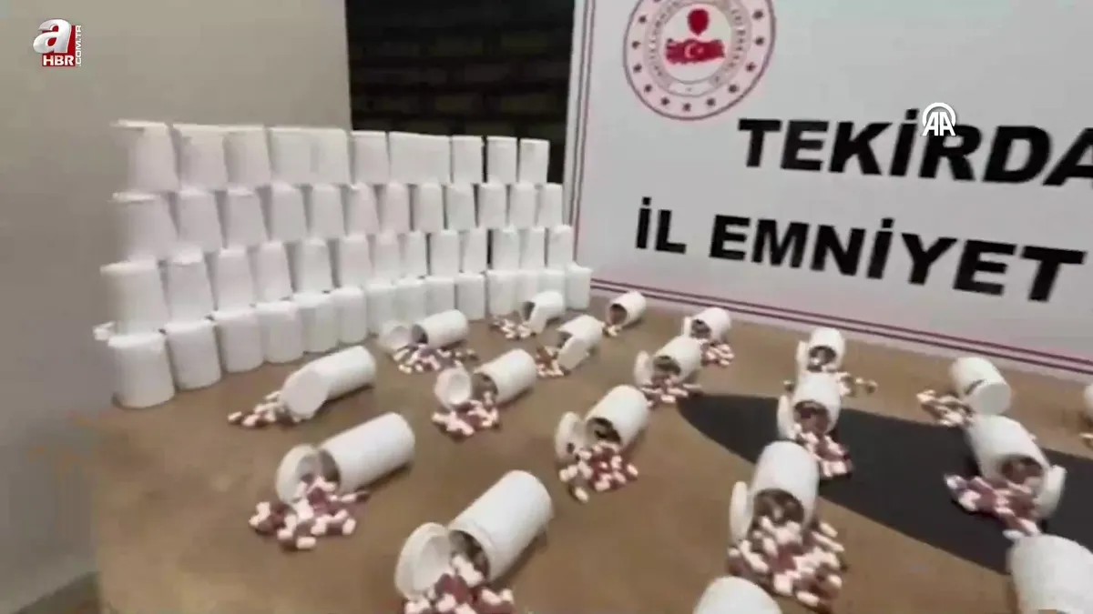 Tekirdağ Çorlu'da uyuşturucu operasyonu! 4 şüpheli tutuklandı