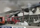 Mobilya fabrikasında korkutan yangın