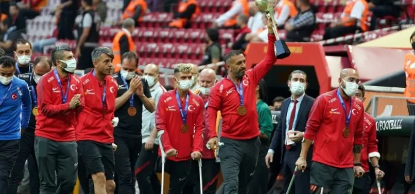 Şampiyon Ampute Futbol Milli Takımı Galatasaray - Göztepe maçında