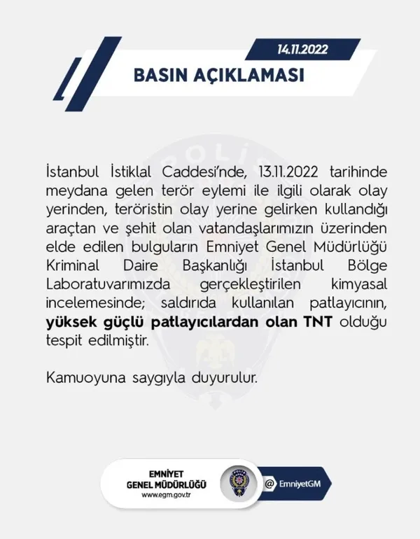 tnt-bombasi-nedir-istiklal-caddesinde-patlayan-tnt-bombanin-ozellikleri-neler-tnt-ne-anlama-geliyor-1668423346929.jpg TNT bombası nedir? İstiklal Caddesi'nde patlayan TNT bombanın özellikleri neler? TNT ne anlama geliyor? - 4