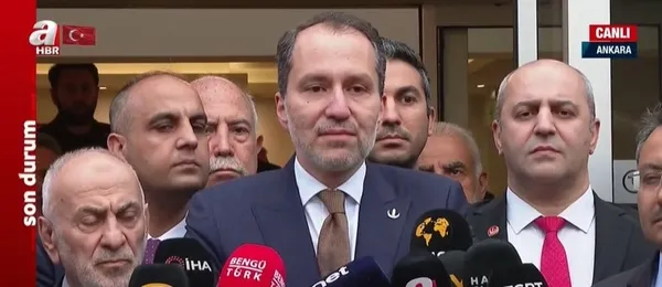Yeniden Refah Partisi Cumhur İttifakı’nda! Genel Başkan Fatih Erbakan’dan son dakika açıklamaları