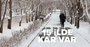 15 ile kar yağacak!