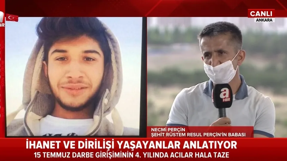 Şehit babasından A Haber canlı yayınında flaş çağrı: Kimse 15 Temmuz’dan bir siyasi parti çıkarmasın