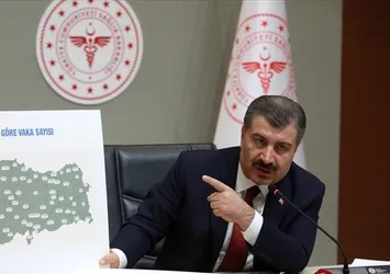 Bakan Koca'nın örnek gösterdiği Tekirdağ için korkutan harita: Kırmızıya büründü