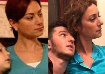 Sanem Çelik 14 yıl sonra aynı pozu verdi