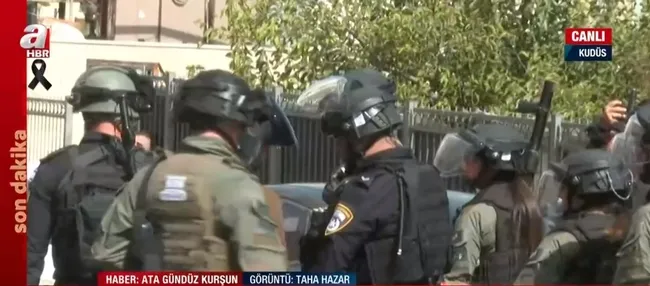 Katil İsrail’den Cuma ablukası! Elinde seccade olan Müslümanlara sert müdahale