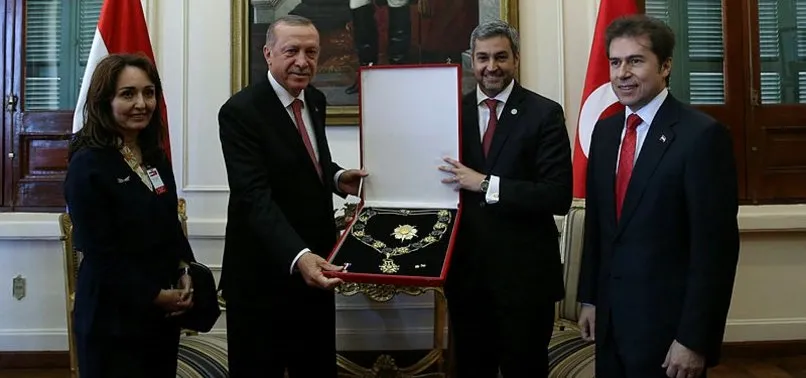 Başkan Erdoğan'a Paraguay Devlet Nişanı verildi