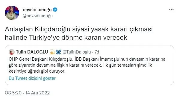 İmamoğlu 2 yıl 7 ay hapis cezası aldı! Kılıçdaroğlu Almanya’dan apar topar dönme kararı aldı! Peki şimdi ne olacak?