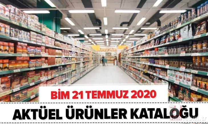 Salı gününe damga vuracak! BİM aktüel 21 Temmuz 2020 kataloğu! İşte indirimli ürünler... 1