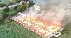 160 ton kozalak küle döndü!