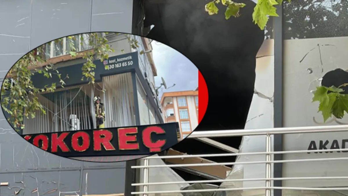 Maltepe'de güzellik merkezinde dehşet! Önce patlama sonra yangın