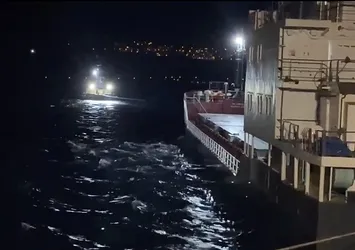 Çanakkale Boğazı'nda gemi arızası