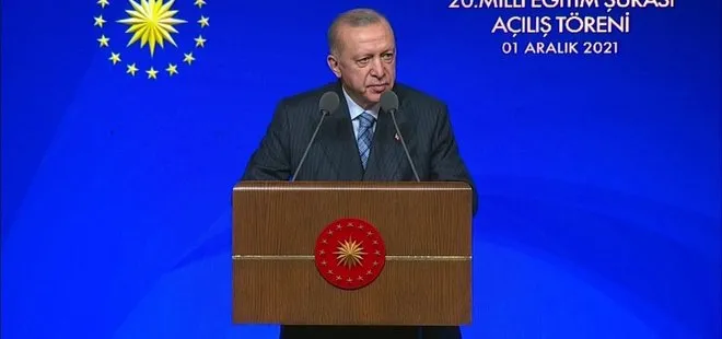 Son dakika: Başkan Erdoğan’dan 20. Milli Eğitim Şûrası’nda önemli açıklamalar