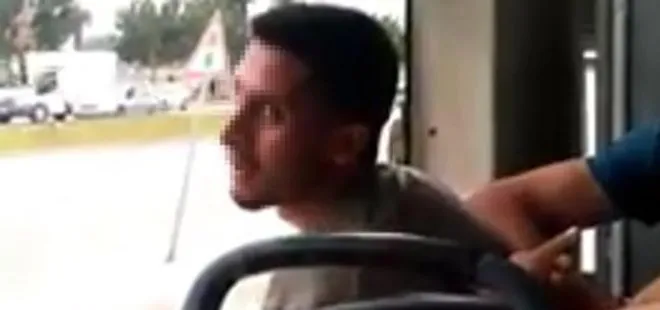 Adana’da otobüsteki tacizciyi yolcular yakaladı! O anlar böyle görüntülendi...