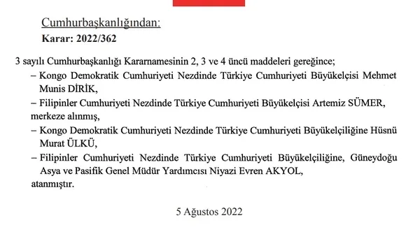 karar-resmi-gazetede-bircok-buyukelcinin-gorev-yeri-degisti-1659740306496.jpg Karar Resmi Gazete'de: Birçok büyükelçinin görev yeri değişti - 1