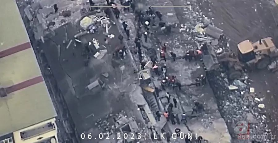 Bayraktar Akıncı ve Bayraktar TB2 deprem bölgesi için aralıksız seferber! Yıkımın boyutu havadan görüntülendi 4