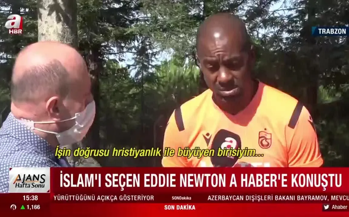 Trabzonspor Teknik Direktoru Eddie Newton Islam I Nasil Sectigini Anlatti Ezan Sesi Duydum Ahaber Video Izle