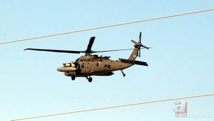 Suriye sınırında dikkat çeken helikopter hareketliliği