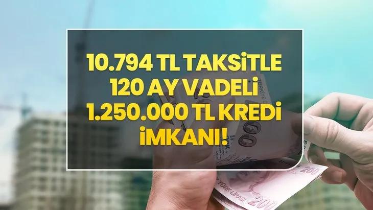 10.794 TL taksitle 120 ay vadeli 1.250.000 TL kredi imkanı! Ziraat Bankası’ndan müjde gibi kampanya