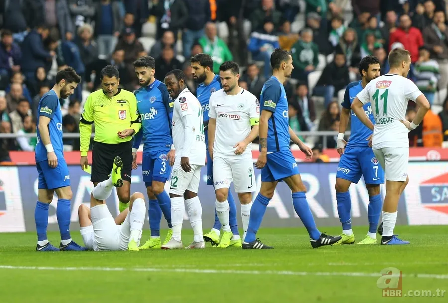Konyaspor Kasımpaşa maçında gol düeollosu yaşandı 8