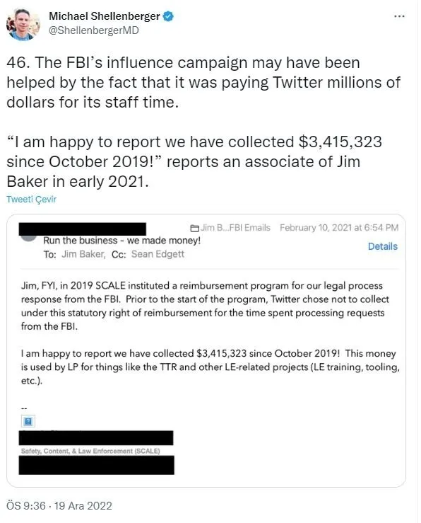 Elon Musk: ABD hükümeti sansür için Twitter’a milyonlarca dolar ödedi