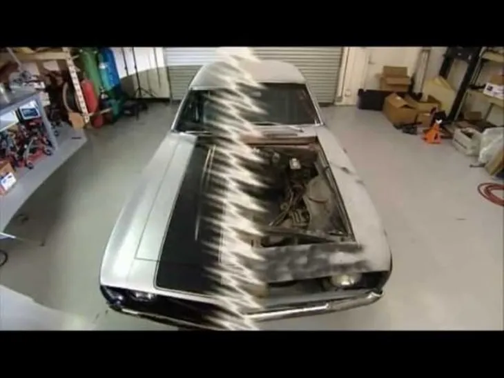 1969 model Camaro aracın son hali hayran bıraktı! Hurdalıktan satın almıştı