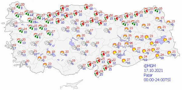 Meteoroloji'den fırtına ve sağanak uyarısı! İstanbul tehlikede mi? Hangi illere yağmur yağacak? - 10