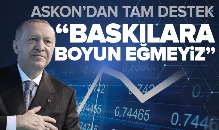 ASKON’dan Başkan Erdoğan’a destek! Döviz lobisine boyun eğmeyiz