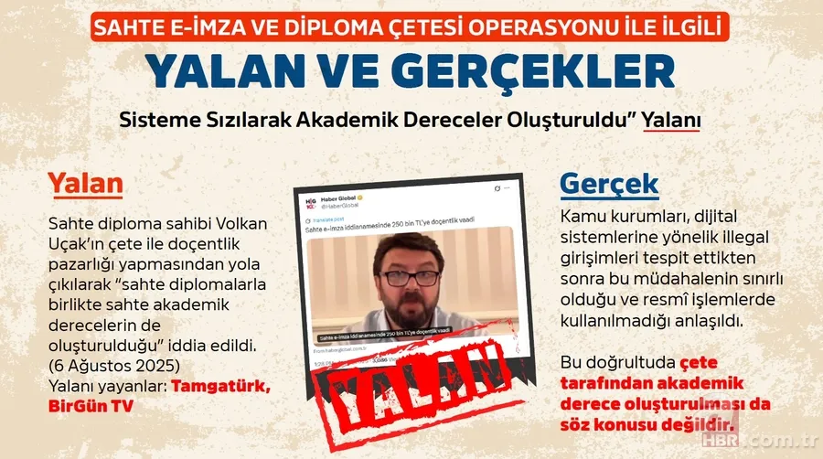 Sahte e-imza ve diploma çetesi operasyonunda yalanlar ve gerçekler! Muhalif medyanın algısı çöktü 13
