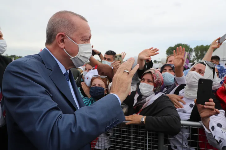 Türkiye'ye çağ atlatacak dev proje Kanal İstanbul! Vatandaş akın etti! Başkan Erdoğan'a sevgi seli