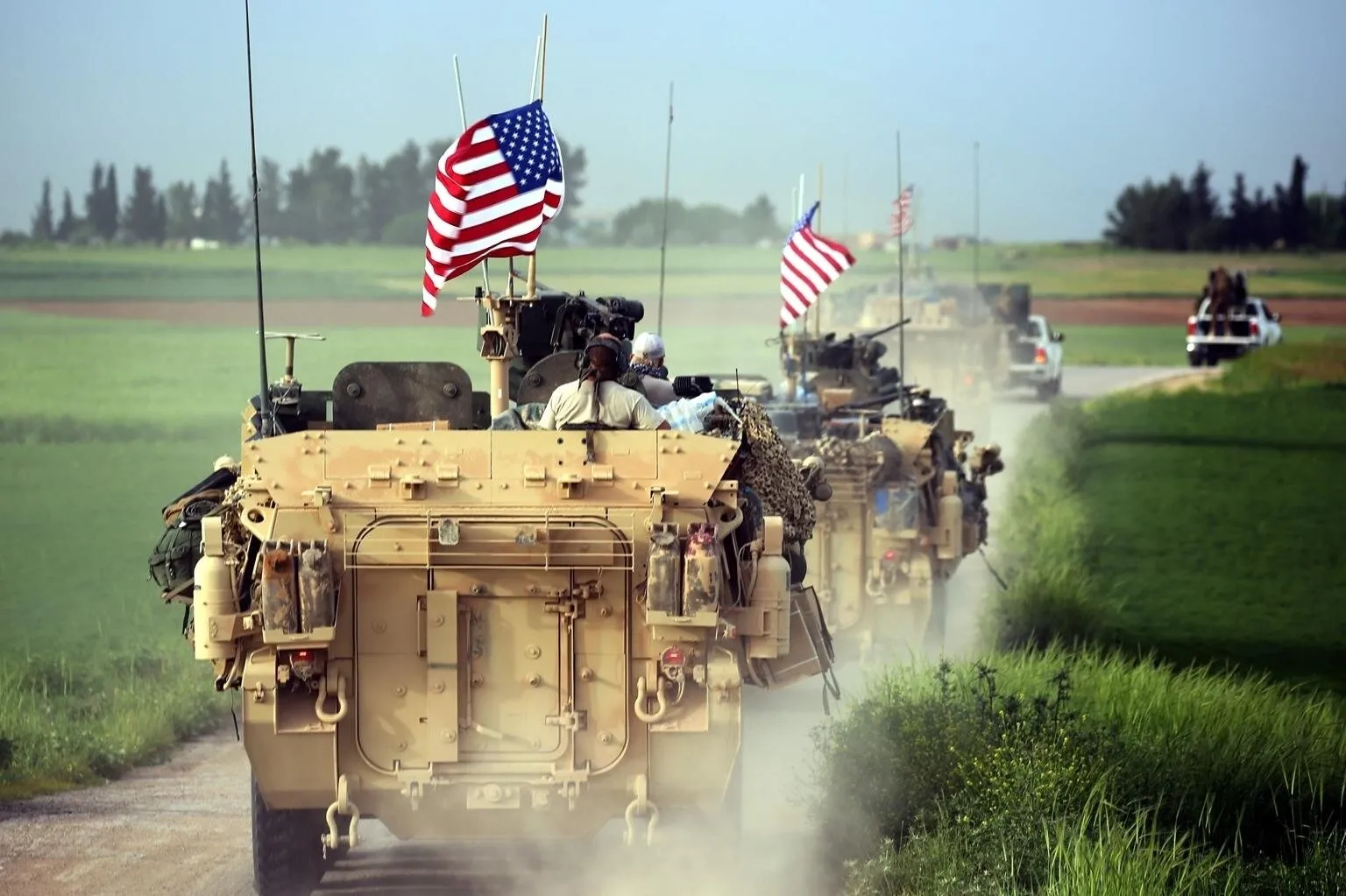 Son dakika: ABD'den YPG'ye askeri konvoy desteği