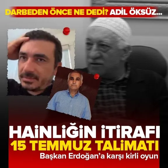 Teröristbaşı Fetullah Gülen’in yeğeni Ebuseleme Gülen’den 15 Temmuz itirafları! Darbeden önce Başkan Erdoğan’a karşı kirli oyun