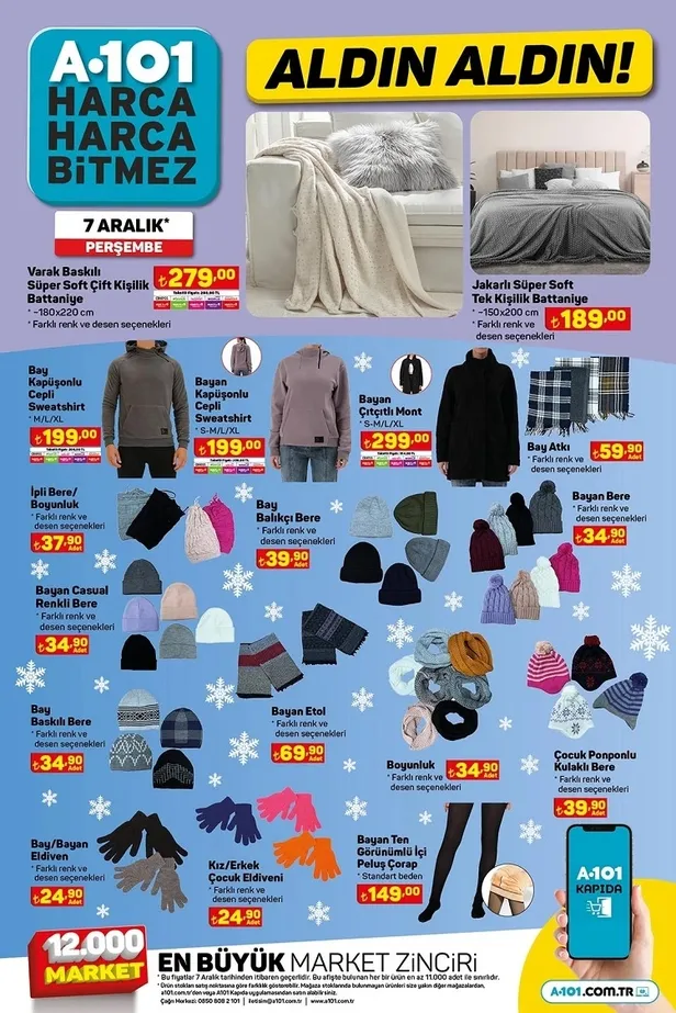11 Aralık A101 aktüel ürünler kataloğu! Üç Tekerlekli Elektrikli Moped, Flavel Dijital Baskül , Kahve Makinesi, Smart Led TV uygun fiyata satışa sunuluyor