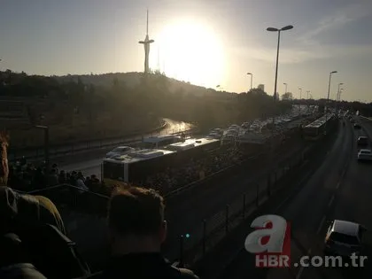 Metrobüs çilesi devam ediyor! Altunizade...