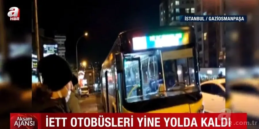 Vatandaşın İETT çilesi! İşte yolda kalan otobüsler... 11